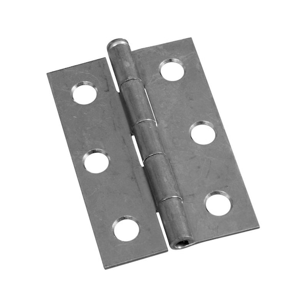 National Hardware National Hardware 2-1/2 in. L Zinc-Plated Narrow Hinge 2 pk N141-945 - main